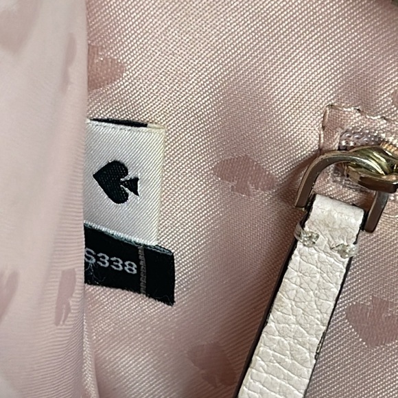 KATE SPADE NEW YORK Rowe Crossbody Satchel Pink Pebbled Leather Medium Purse - Picture 14 of 17